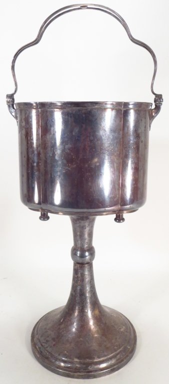 Silverplate Champagne Stand, Am, 20th C. (1 of 6)