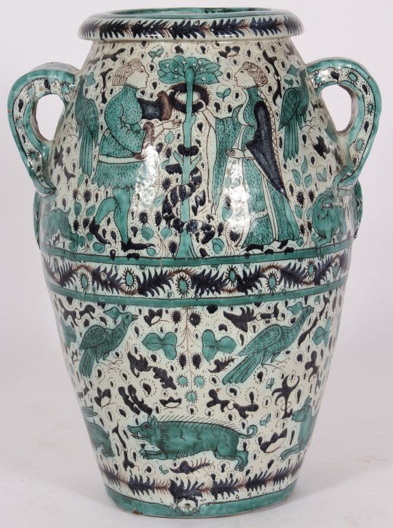 Cantagalli Ceramic Palace or Floor Vase (1 of 7)