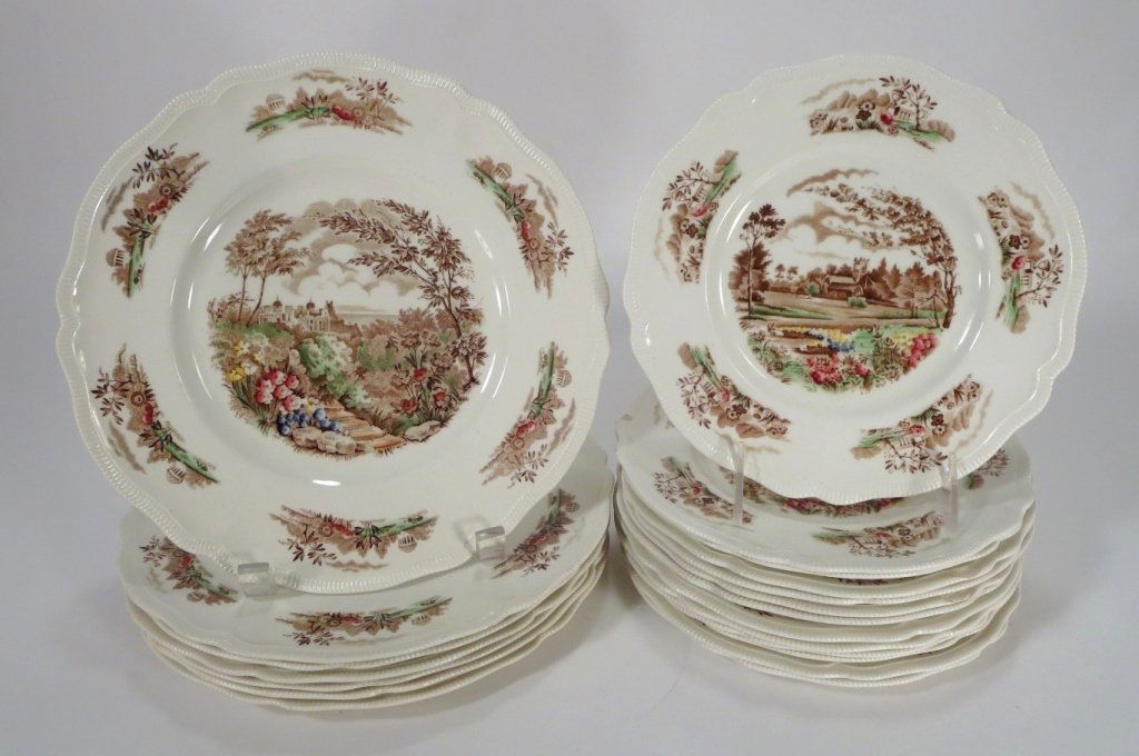 John Bros. "English Gardens" Dishware (1 of 6)