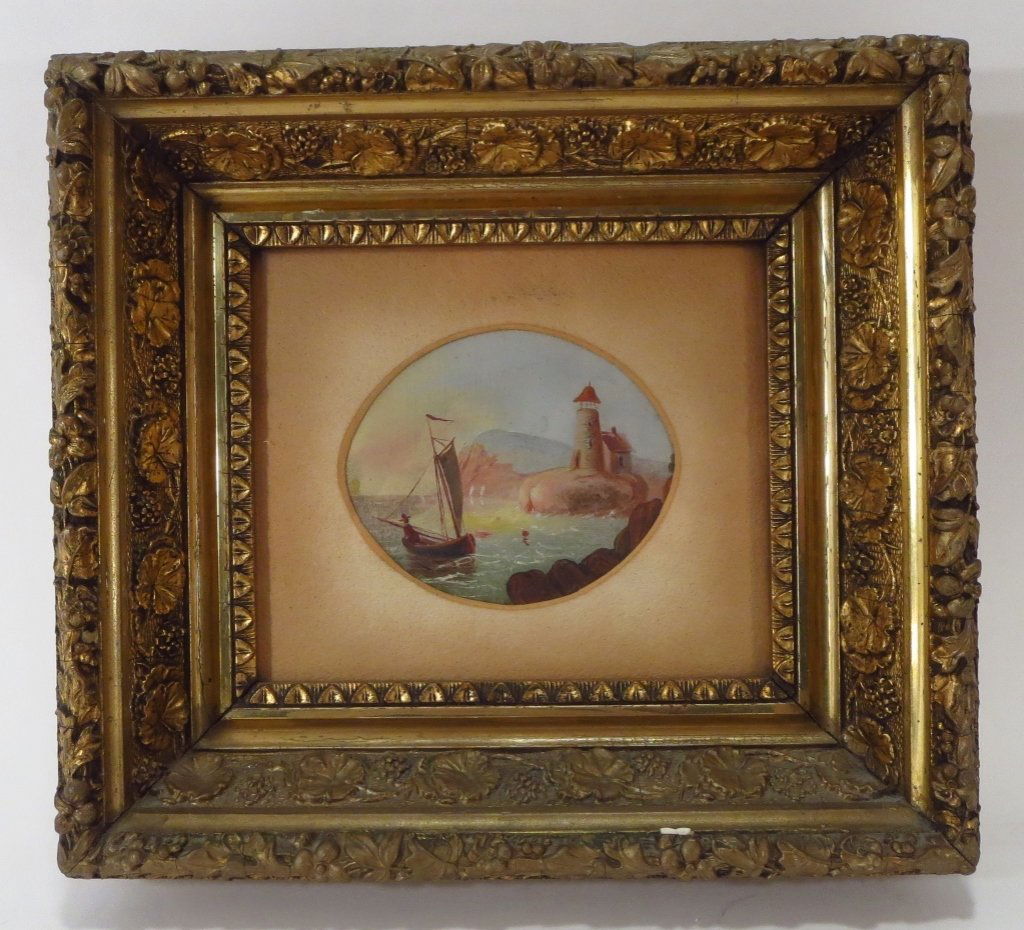 Italian,19th c Pair of Mediterranean Scenes, M/M (1 of 9)