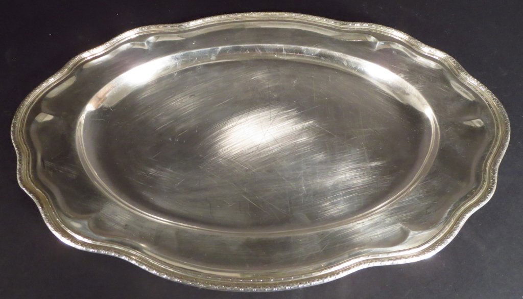Sterling Silver Oval Platter by Domminic & Hall (1 of 5)