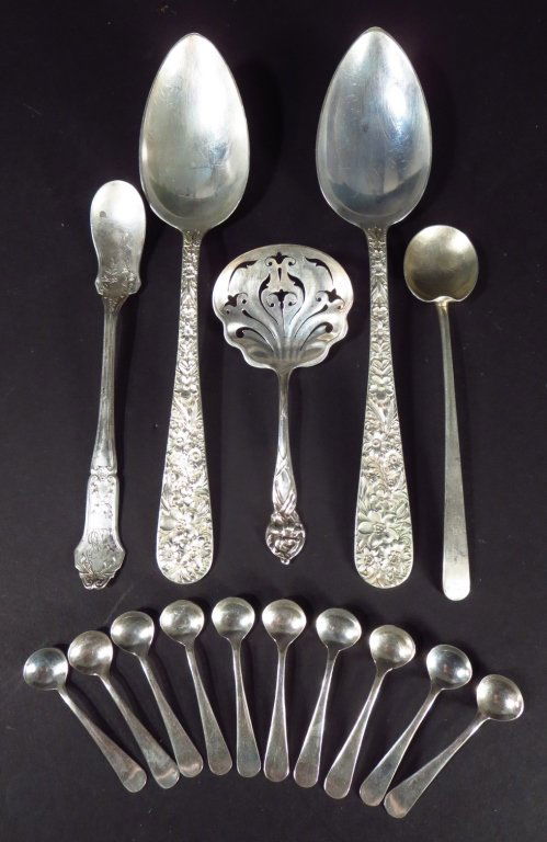 15 Sterling Silver Serving Pieces (1 of 9)