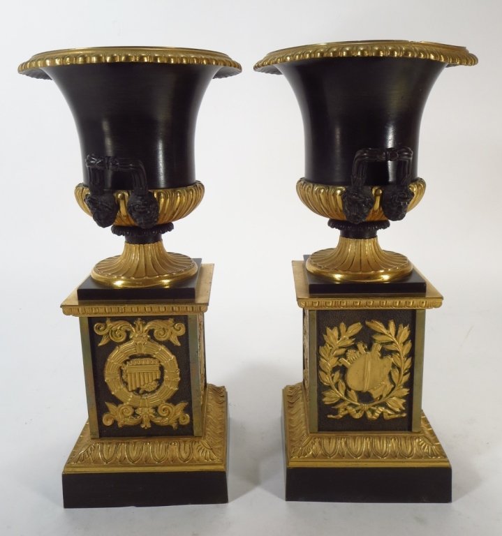 Pair of Empire Style Urns (1 of 5)