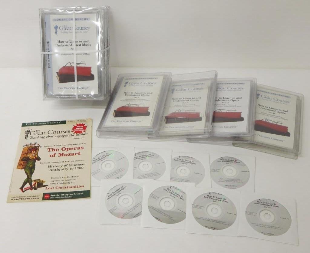2 Music Appreciation Courses on CD: 2 Music Appreciation Courses on CD. "How to Listen to and Understand Opera" and "How to Listen to and Understand Great Music"(RIVERS4370/2)(PR) Property Title:From the Estate of Joan Rivers. Measureme