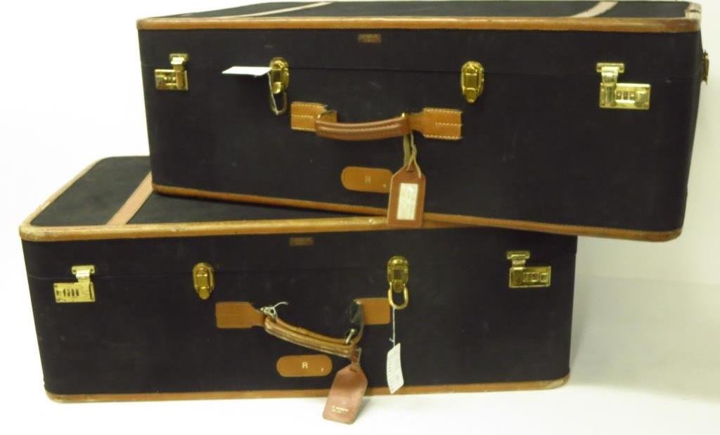 Vintage T. Anthony Suitcases: Leather & Canvas (1 of 4)