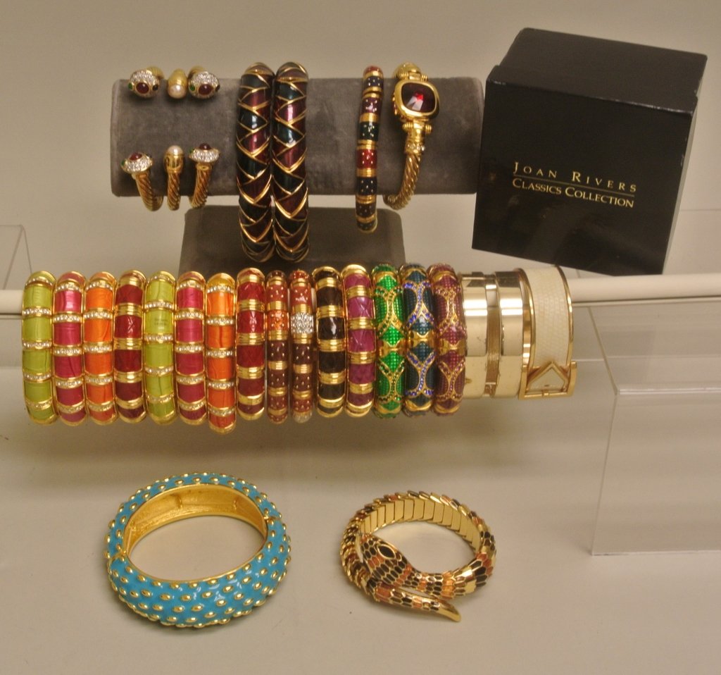Snake Enamel Bracelets and Others (1 of 8)