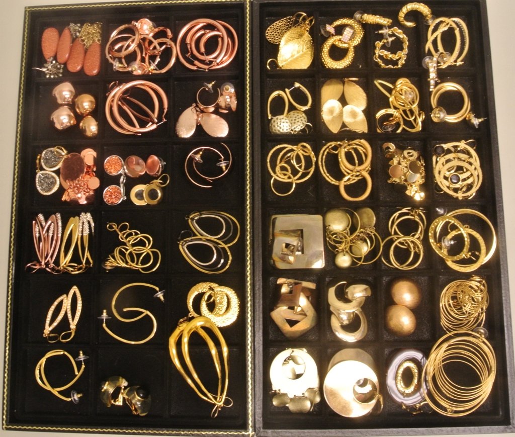 Copper Hoop Earrings & Others (1 of 5)