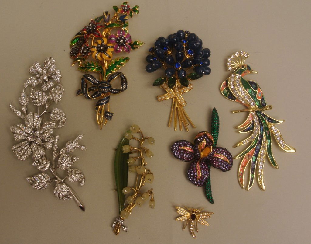 Seven Designer Costume Pins (1 of 6)