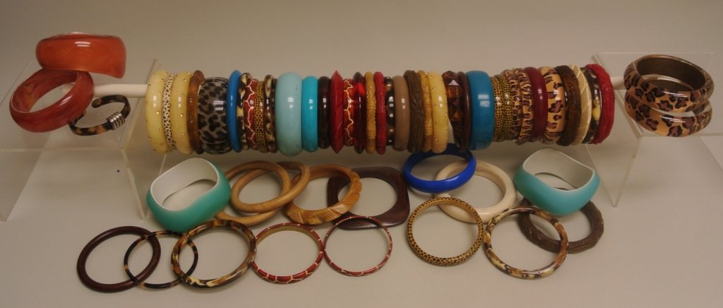Large Lot of Colored Bangles (1 of 7)