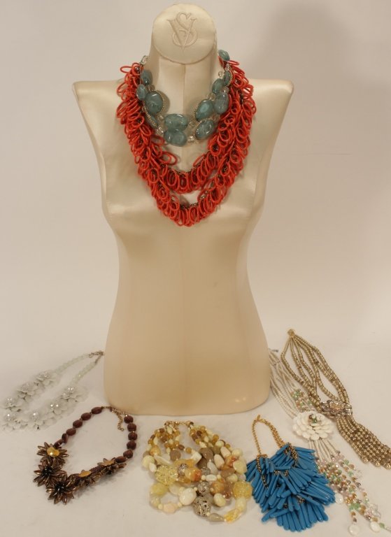 Pearl and Crystal Beaded Necklaces & Others (1 of 6)