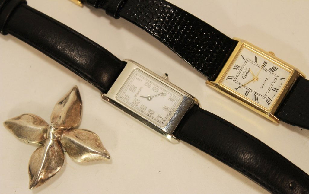 Tiffany & Co Pin  and 2 Watches (1 of 6)