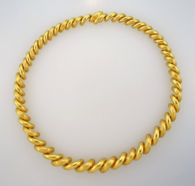 18k Gold Links 17 1/2" Necklace (1 of 7)