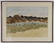 Am. School, Toward Tombstone, pastel, signed