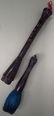 Chinese Inscribed Hardwood Brush and Brush Handle