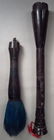 Chinese Inscribed Hardwood Brush and Brush Handle - 2