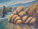 S. Rubel, Two Coastline Views, Oil on Canvas - 4