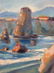 S. Rubel, Two Coastline Views, Oil on Canvas - 5