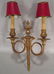 Pair of Gilt Bronze Wall Sconces, 20th C. - 3