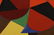 A. Weber, O/C, Abstract in Orange & Red - 2