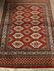 Iranian Wool Rug; Diamond & Hexagonal Shapes - 2
