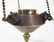 Bronze Oil Lamp and Brass Frame - 3