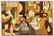 Arnold Weber, Am., Interior Abstract Scene, O/C