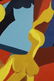 Arnold Weber, Am., Abstract Figures in Blue, O/C - 3