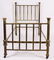 Single Brass Bed C. early 1900's