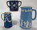 Three Pieces of Jasperware, 19th C.