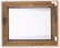 Black Ripple and Burl Veneer Frame, Midcentury - 6