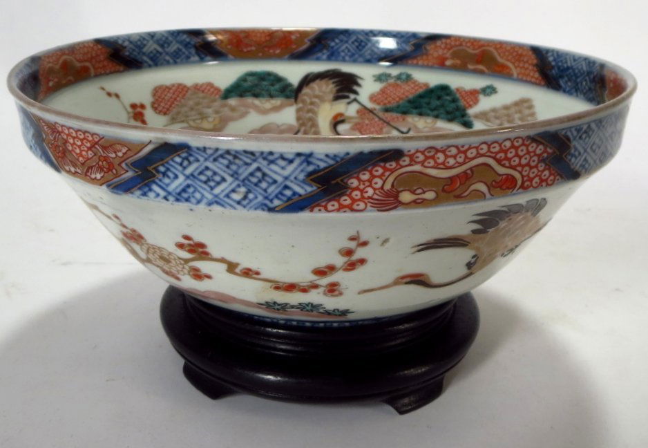 Japanese Imari Porcelain Bowl, 19th C. (1 of 4)