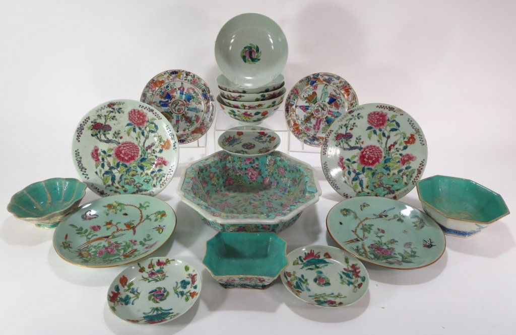 Grp. of Asian Porcelains, 20th C. (1 of 9)