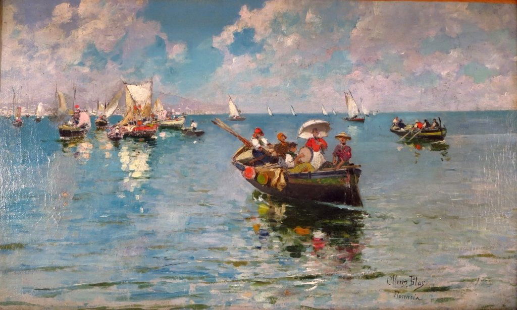 Blas Olleros, Sp.1851-1919, Festive Boats, O/B (1 of 7)