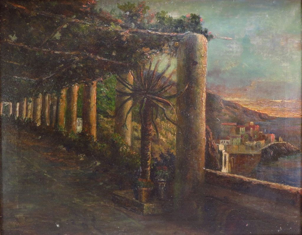 V. Bianchini, "View of the Almafi Coast", O/C (1 of 6)