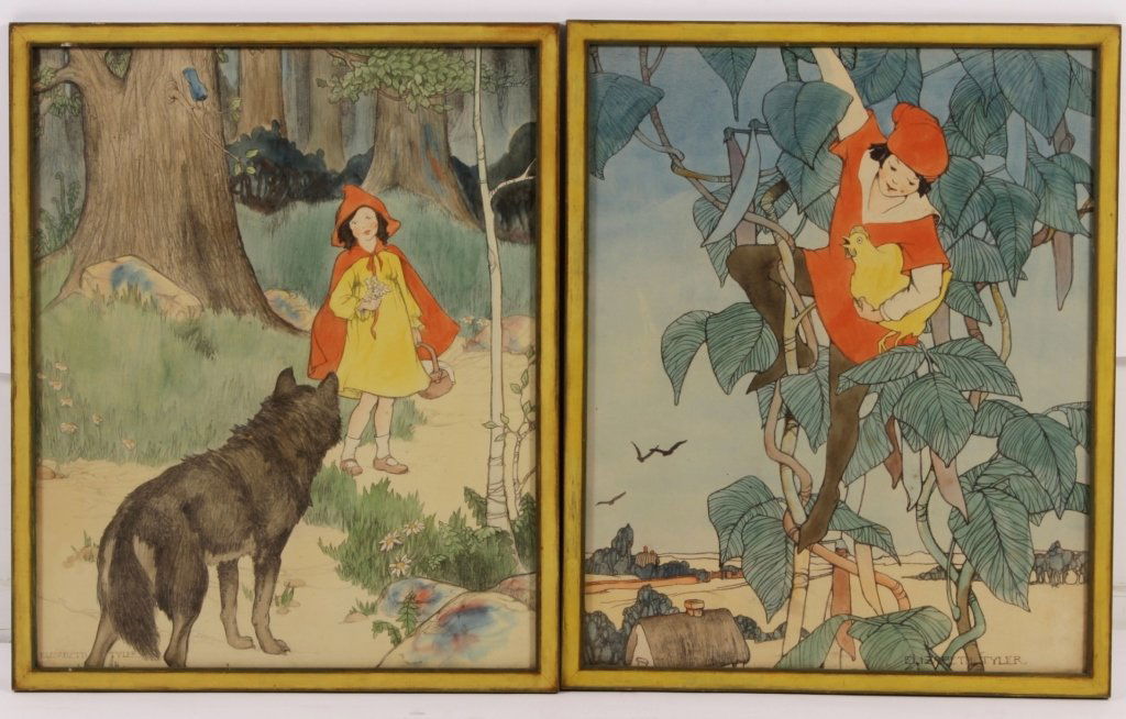 2 Elizabeth Tyler Wolcott Illustration Lithographs (1 of 7)