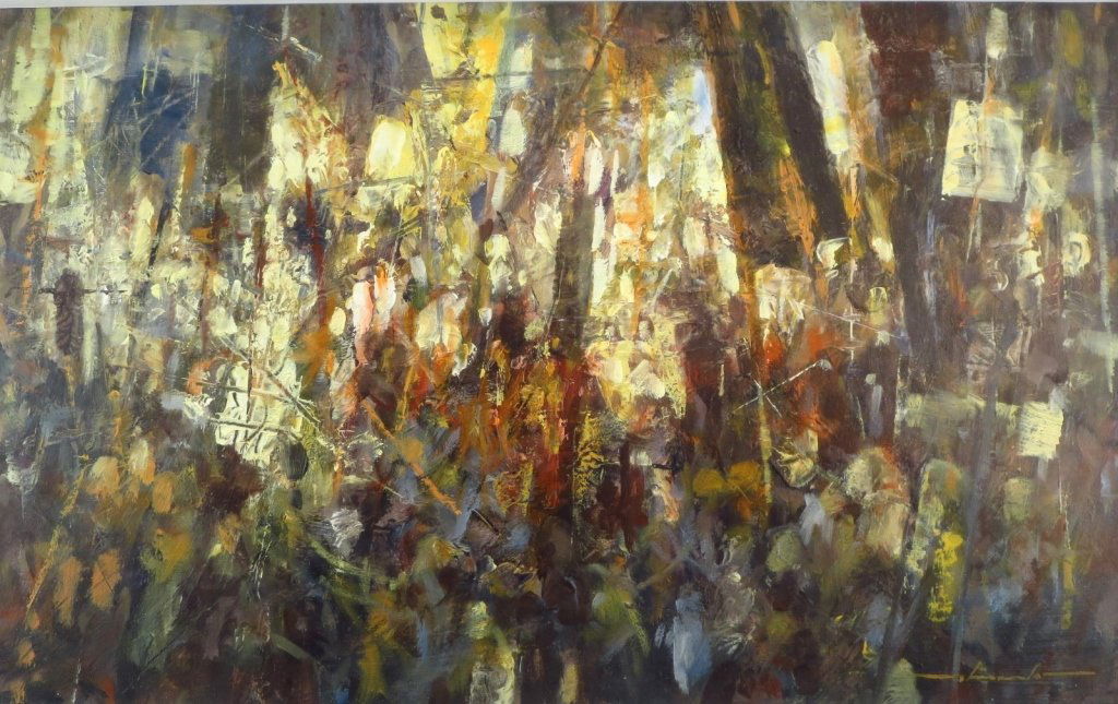 Wm. Thomson, "Demonstration-Study", O/P, Signed. (1 of 7)