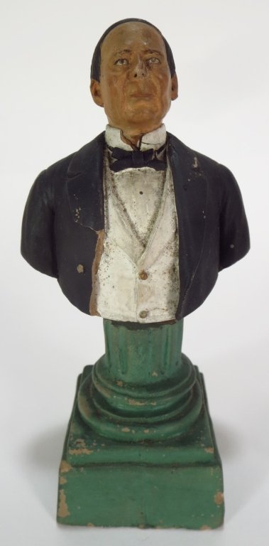 Pantaleon Panduro,Mex.,Bust of Benito Juares (1 of 6)