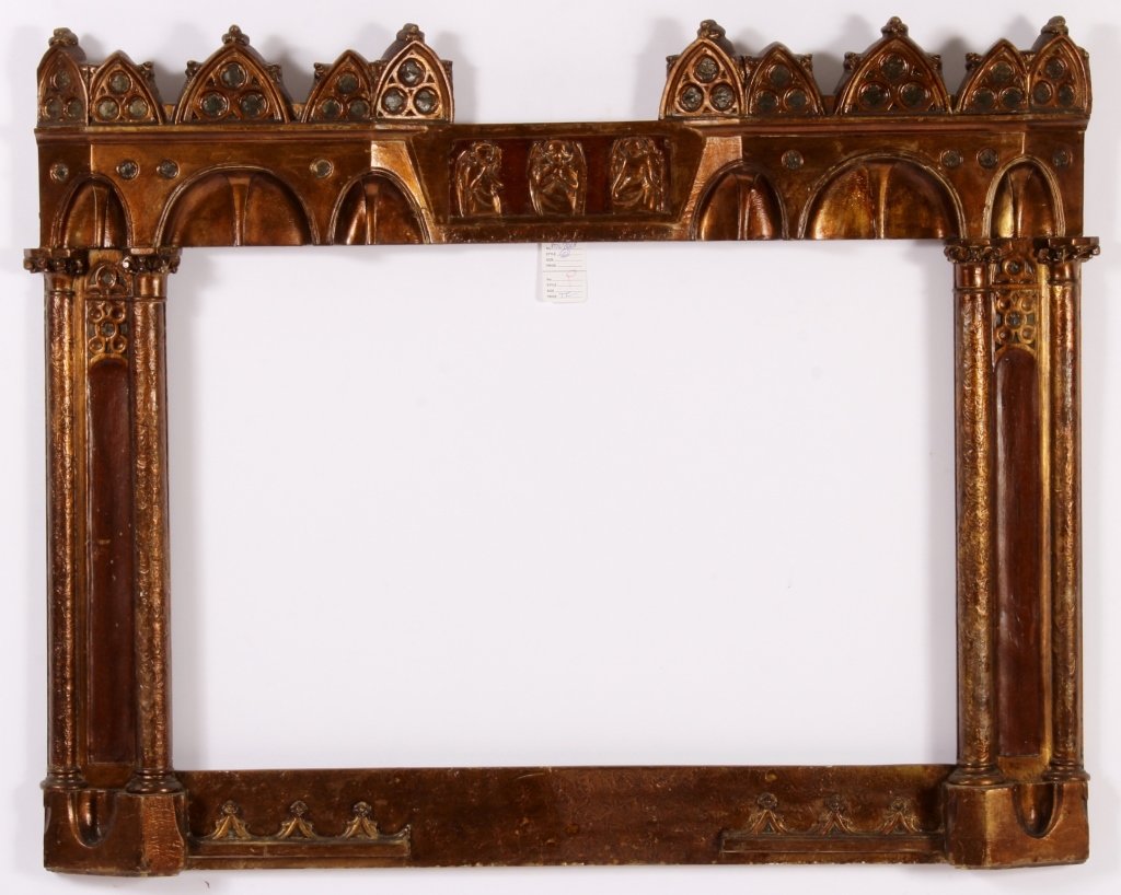 19th c. Large Tabernacle Frame, Angels & Roundels (1 of 7)