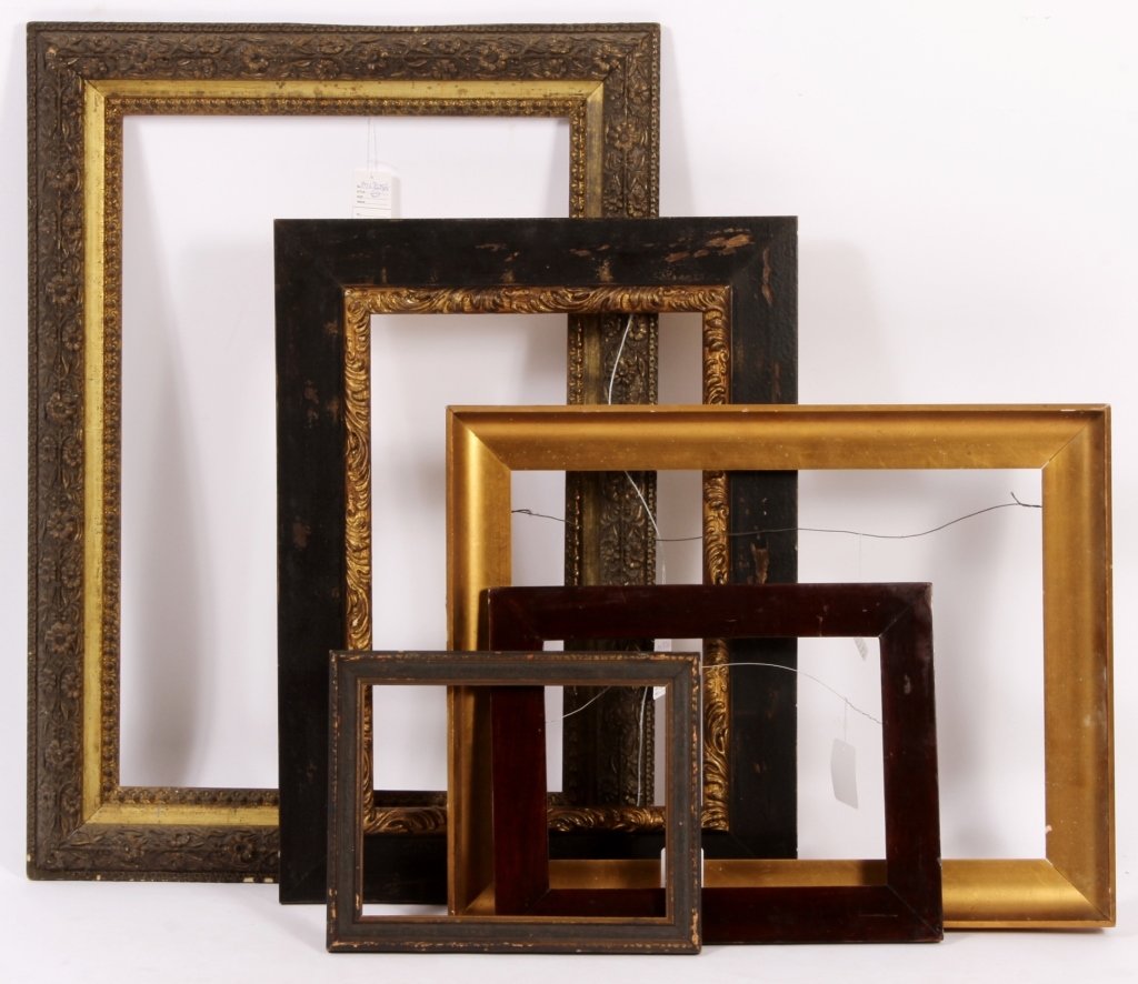 Five  Misc. Frames, 19th-20th c. (1 of 8)