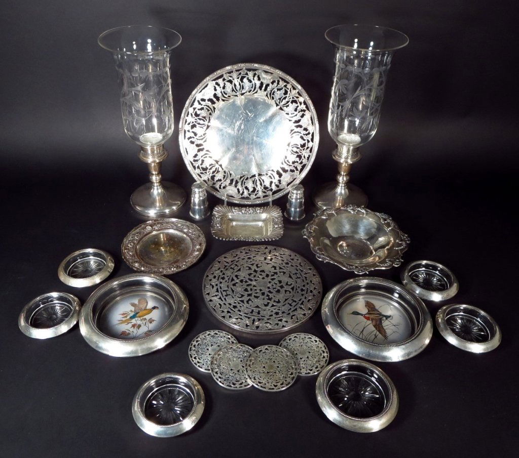 Sterling Tiffany & Co. Dish and other objects (1 of 9)