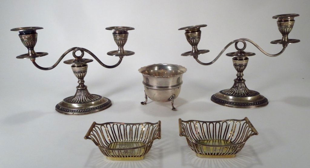 Sterling Table Articles, English, 19th/20th C. (1 of 7)