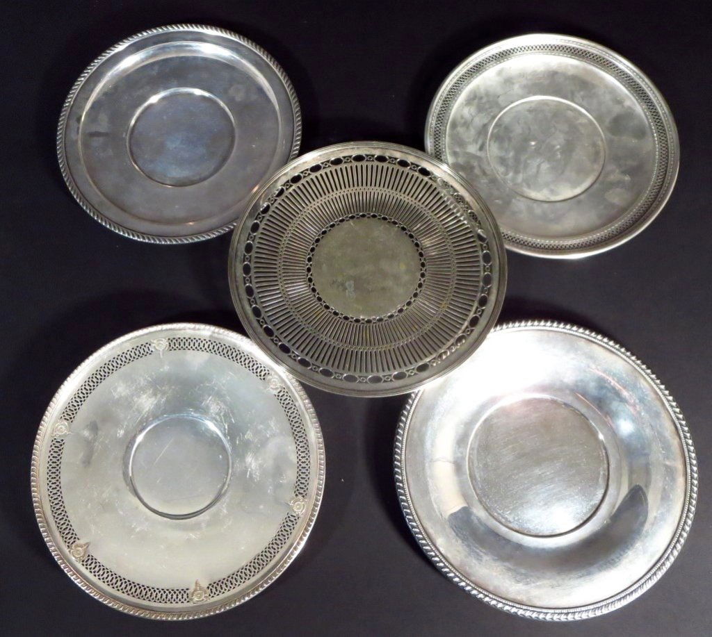 5 Sterling Silver Cake Plates & Trays (1 of 7)