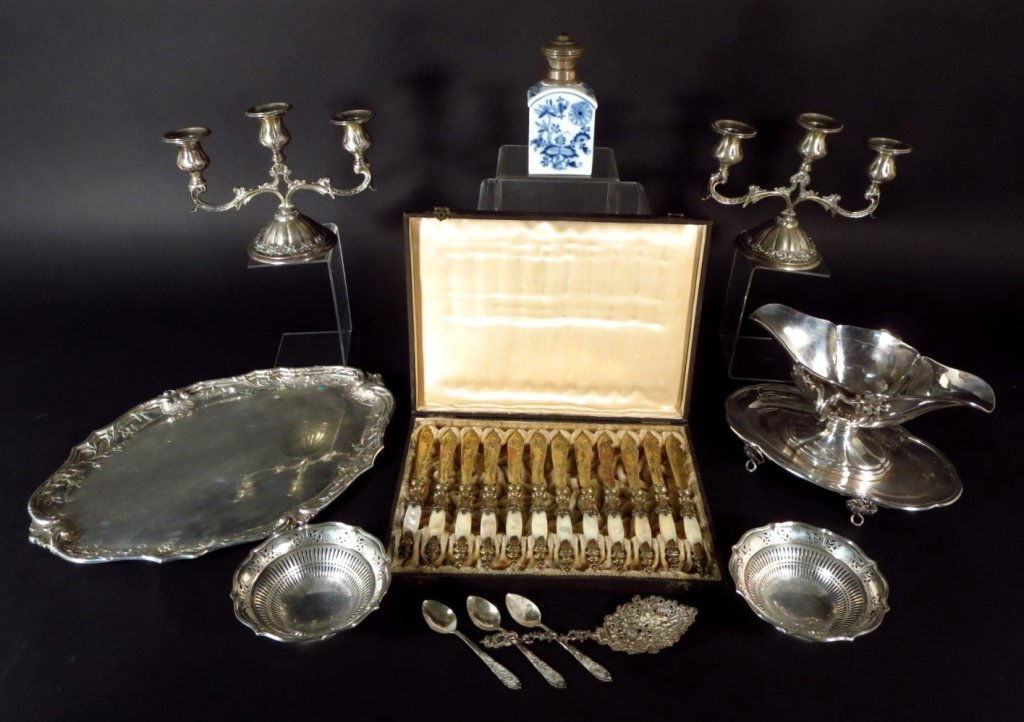 Continental Silver Tableware, 19th & 20th C. (1 of 8)