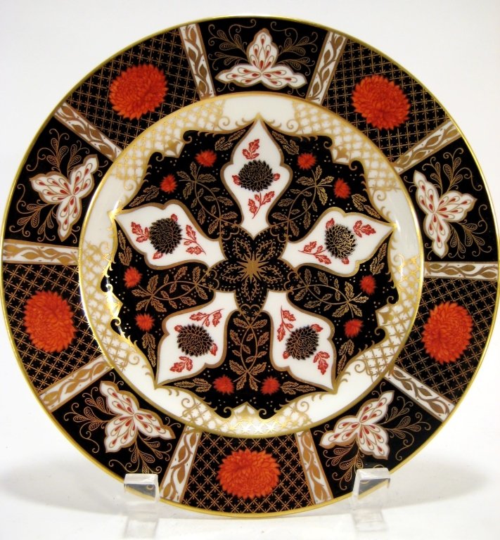 Royal Crown Derby Imari Partial Dinner Service: Royal Crown Derby Imari Pattern Partial Dinner Service, including 12 dinners, 18 luncheons, 13 bread and butters, 12 cups, 11 saucers, 1 oval serving plate 2 large platters, 2 oval serving dishes, gra