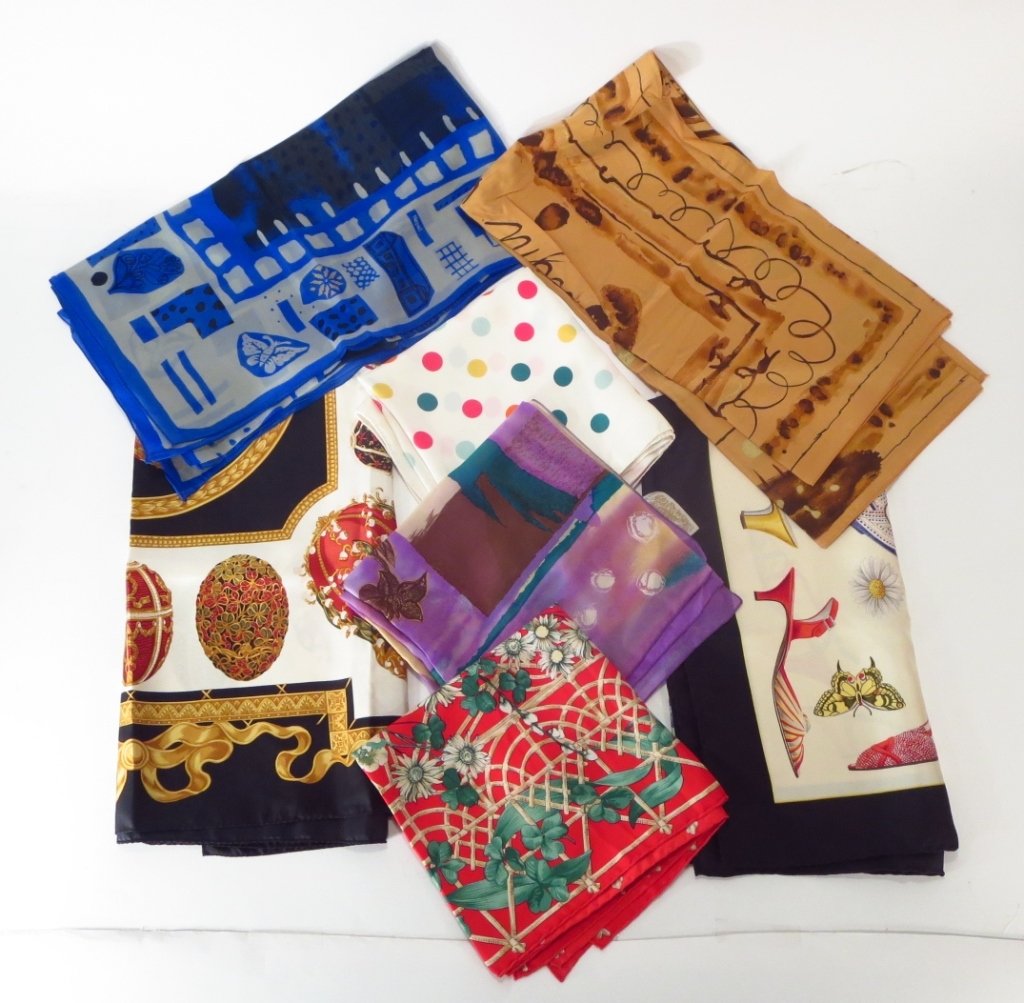 Christian Dior Silk Scarf & Others (1 of 7)