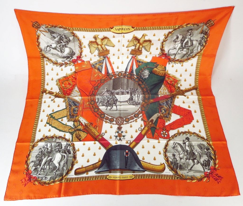 Hermes Silk Scarf - Napolean (1 of 5)