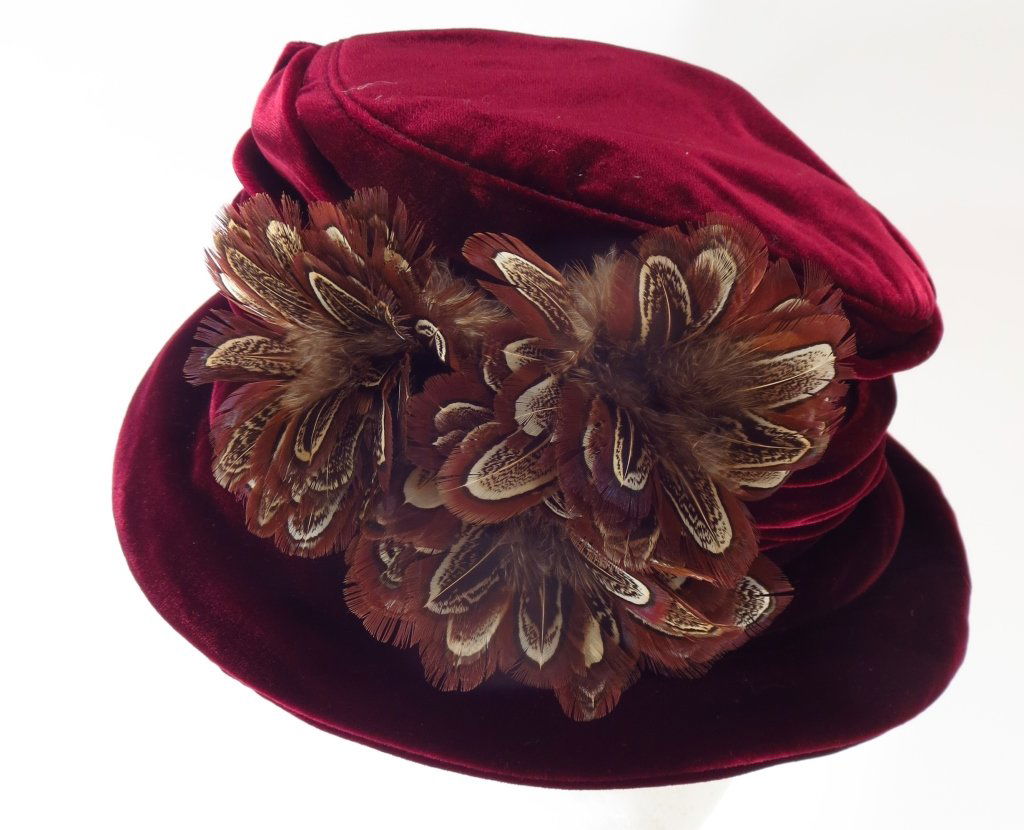 Philip Tracy Velvet Hat (1 of 5)