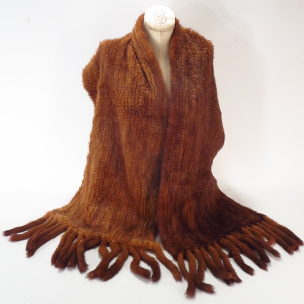 Brown Mink Stole (1 of 4)