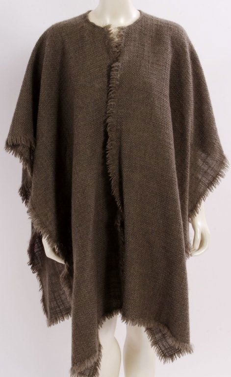 Vintage Armani Woven Poncho (1 of 5)