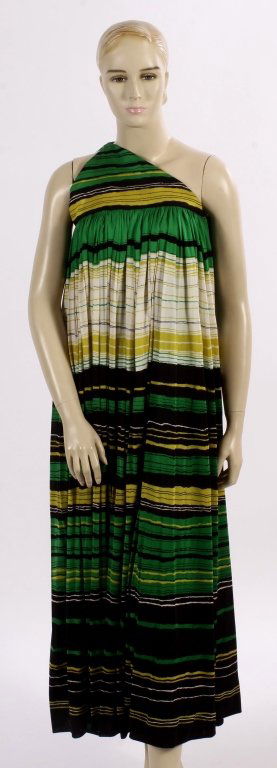 Vintage Geoffrey Beene One Shoulder Dress (1 of 6)